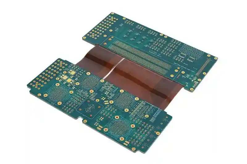 Rigid-flex PCB plokštės